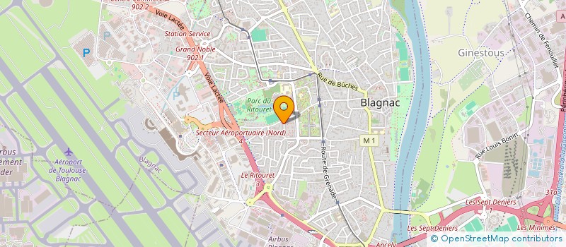 localisation de l'entreprise MONSIEUR RAYMI ANJAMALALA  BLAGNAC