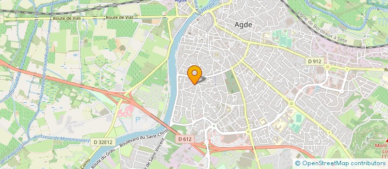 localisation de l'entreprise MONSIEUR RAYMOND ABAD  AGDE