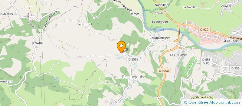 localisation de l'entreprise MONSIEUR RAYMOND ABRIOL à BESSUEJOULS
