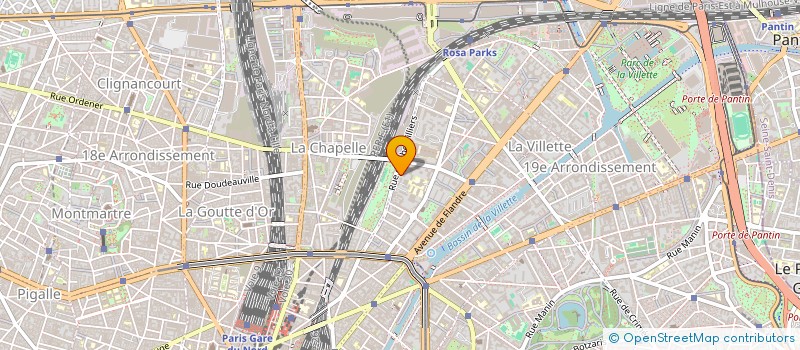 localisation de l'entreprise MONSIEUR RAYMOND AGUINET à PARIS