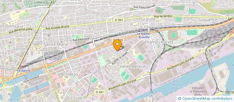 localisation de l'entreprise MONSIEUR RAYMOND AKEME  LE HAVRE