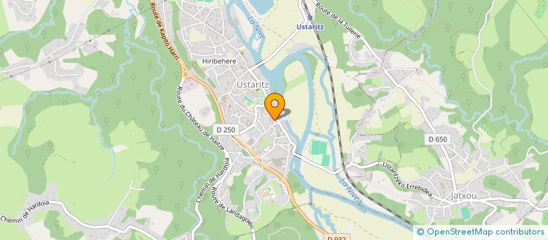 localisation de l'entreprise MONSIEUR RAYMOND ALBERDI  USTARITZ