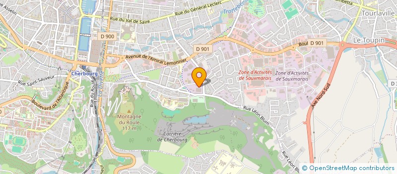 localisation de l'entreprise MONSIEUR RAYMOND ALEXANDRE  CHERBOURG-EN-COTENTIN