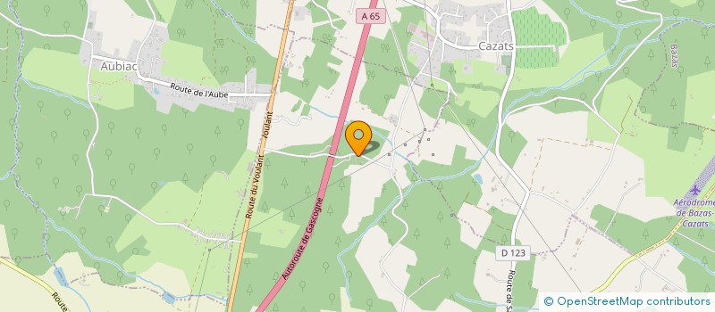 localisation de l'entreprise MONSIEUR RAYMOND ANDEL  BAZAS