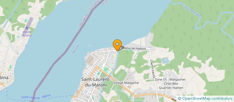 localisation de l'entreprise MONSIEUR RAYMOND ANSELME PIERRE à SAINT-LAURENT-DU-MARONI