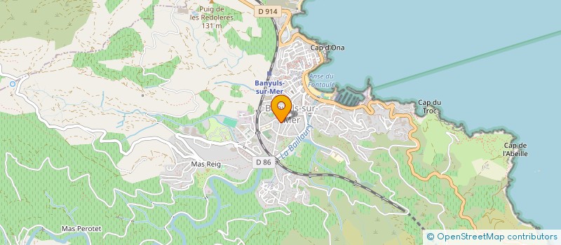 localisation de l'entreprise MONSIEUR RAYMOND ANTHERIEU  BANYULS-SUR-MER