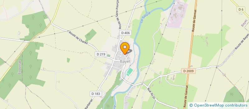 localisation de l'entreprise MONSIEUR RAYMOND ANTOINE  BAYET