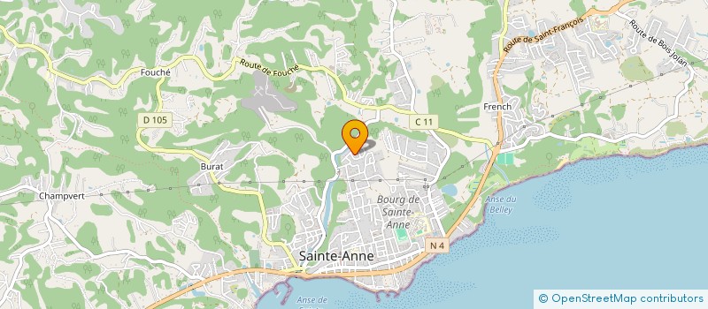 localisation de l'entreprise MONSIEUR RAYMOND ARCON à SAINTE-ANNE