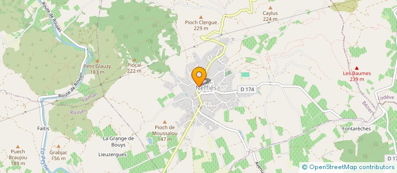 localisation de l'entreprise MONSIEUR RAYMOND ASTRUC  NEFFIES