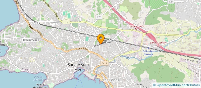 localisation de l'entreprise MONSIEUR RAYMOND ATTAL  SANARY-SUR-MER