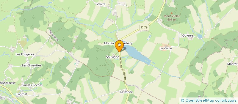 localisation de l'entreprise MONSIEUR RAYMOND AUBAGUE à BEAUBERY