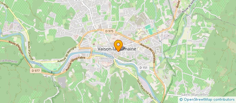 localisation de l'entreprise MONSIEUR RAYMOND AUBERT à VAISON-LA-ROMAINE