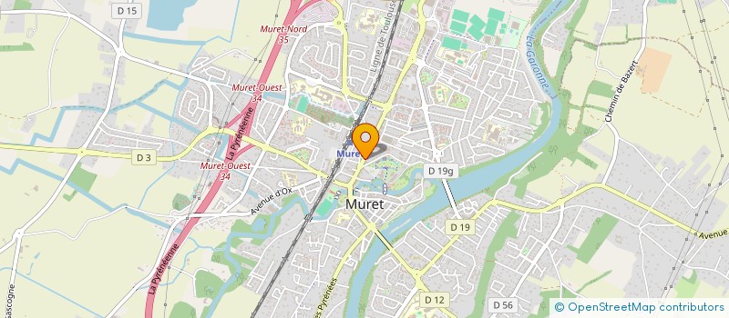 localisation de l'entreprise MONSIEUR RAYMOND AUGERY  MURET