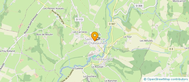 localisation de l'entreprise MONSIEUR RAYMOND AULAS à CHATEAUNEUF