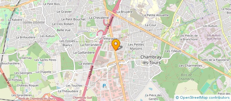 localisation de l'entreprise MONSIEUR RAYMOND BACHELIER à CHAMBRAY-LES-TOURS