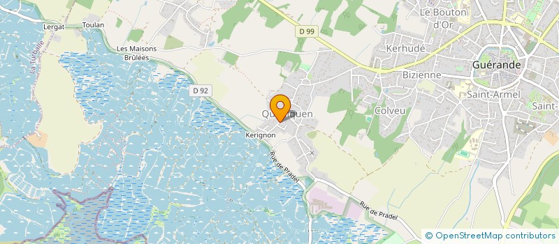 localisation de l'entreprise MONSIEUR RAYMOND BAHOLET à GUERANDE