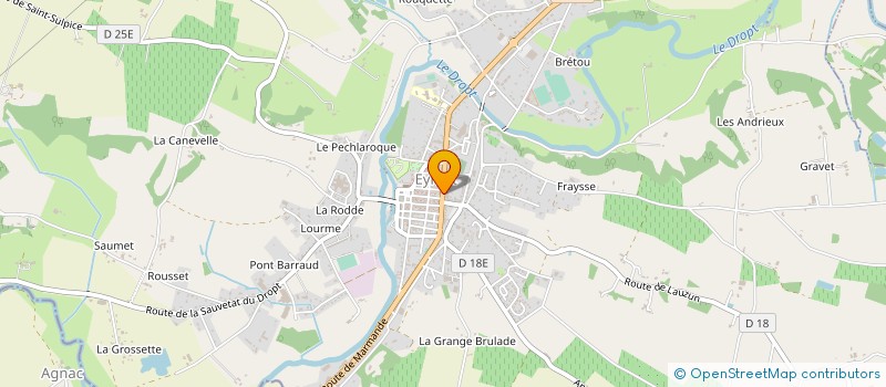 localisation de l'entreprise MONSIEUR RAYMOND BAILLY à EYMET