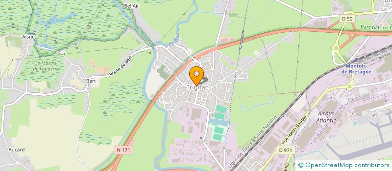 localisation de l'entreprise MONSIEUR RAYMOND BALLAZ  TRIGNAC