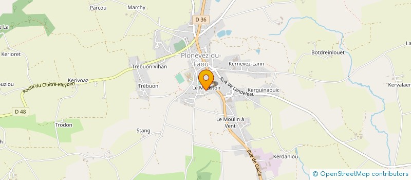 localisation de l'entreprise MONSIEUR RAYMOND BARAZER  PLONEVEZ-DU-FAOU