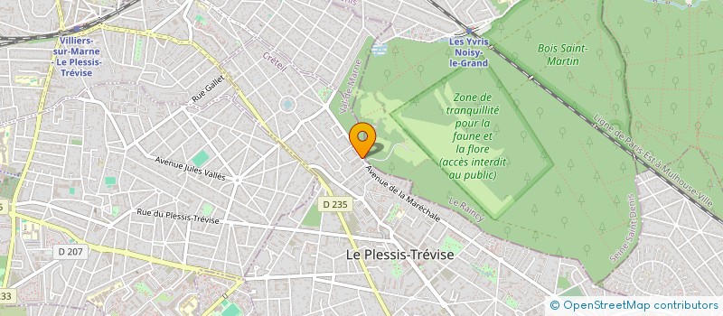 localisation de l'entreprise MONSIEUR RAYMOND BARBERO DIEZ à LE PLESSIS-TREVISE
