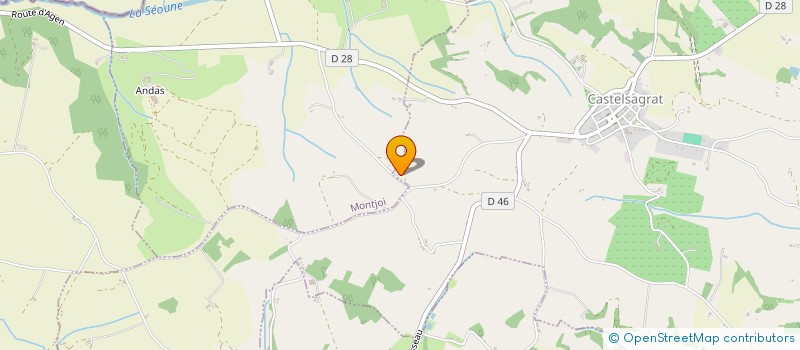 localisation de l'entreprise MONSIEUR RAYMOND BARCELLA  CASTELSAGRAT