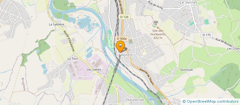 localisation de l'entreprise MONSIEUR RAYMOND BARNIER  ABREST