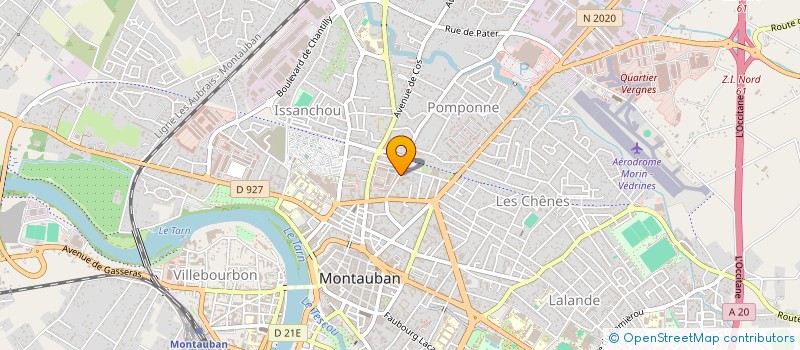 localisation de l'entreprise MONSIEUR RAYMOND BARRIERE  MONTAUBAN