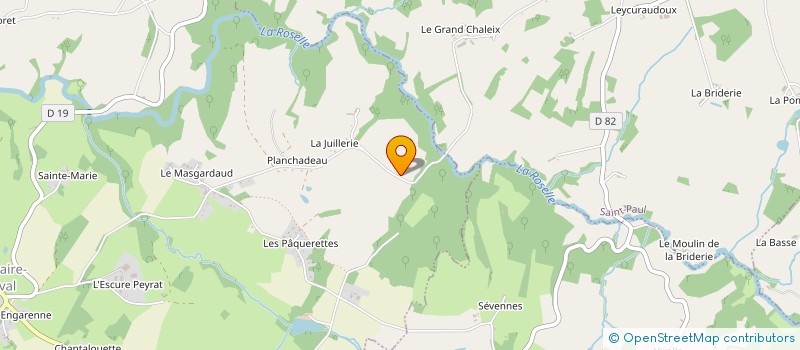 localisation de l'entreprise MONSIEUR RAYMOND BARTOUT à SAINT-HILAIRE-BONNEVAL