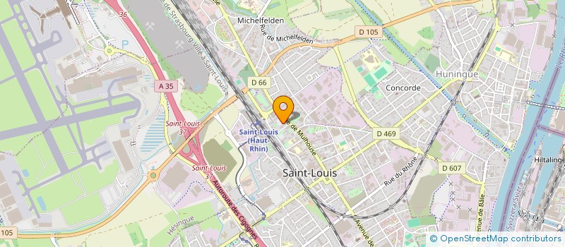 localisation de l'entreprise MONSIEUR RAYMOND BAUER  SAINT-LOUIS