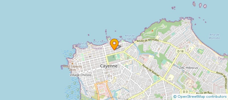 localisation de l'entreprise MONSIEUR RAYMOND BEAUSSE  CAYENNE