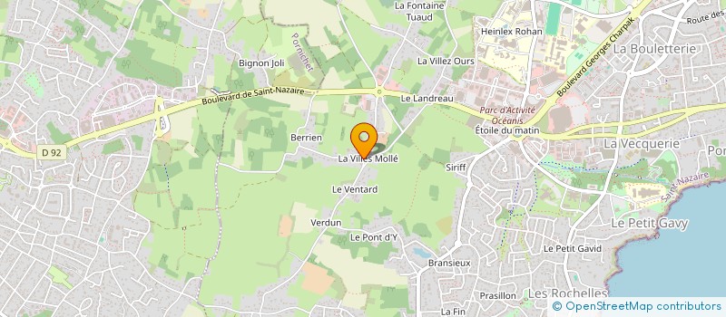 localisation de l'entreprise MONSIEUR RAYMOND BEILLON  SAINT-NAZAIRE