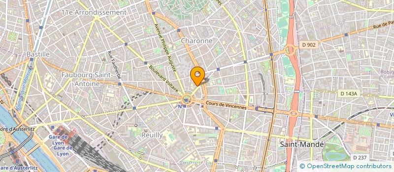 localisation de l'entreprise MONSIEUR RAYMOND BELLE  PARIS