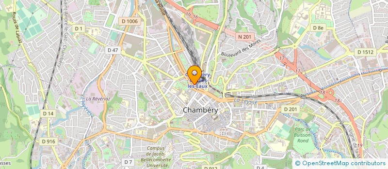localisation de l'entreprise MONSIEUR RAYMOND BELON à CHAMBERY
