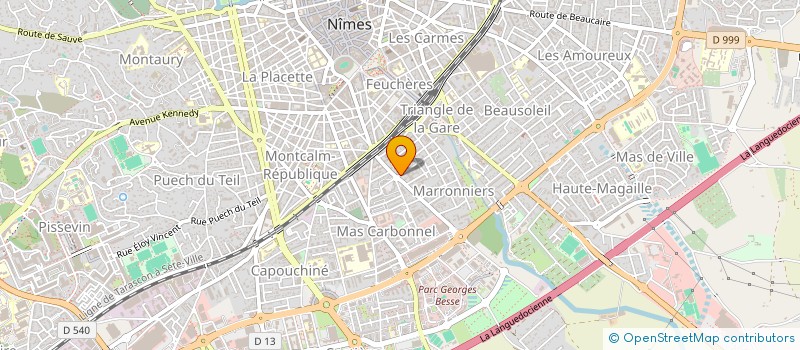 localisation de l'entreprise MONSIEUR RAYMOND BERTELOT à NIMES