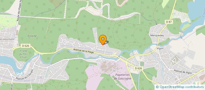 localisation de l'entreprise MONSIEUR RAYMOND BERZOSA  MIMIZAN