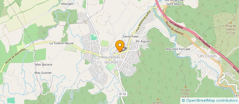 localisation de l'entreprise MONSIEUR RAYMOND BIGOT  MAUREILLAS-LAS-ILLAS