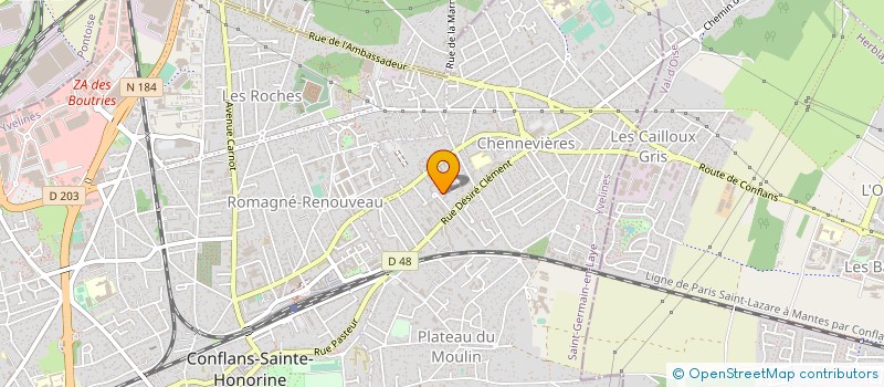 localisation de l'entreprise MONSIEUR RAYMOND BILA  CONFLANS-SAINTE-HONORINE