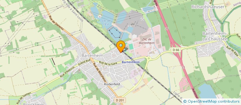 localisation de l'entreprise MONSIEUR RAYMOND BISSEL  BARTENHEIM