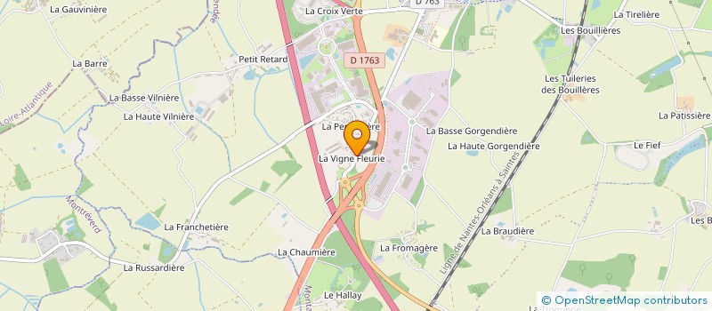 localisation de l'entreprise MONSIEUR RAYMOND BLAIN à MONTAIGU-VENDEE