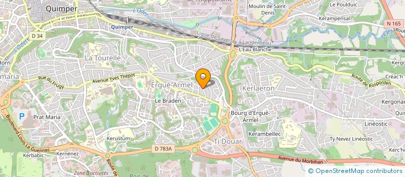 localisation de l'entreprise MONSIEUR RAYMOND BLAIZE à QUIMPER