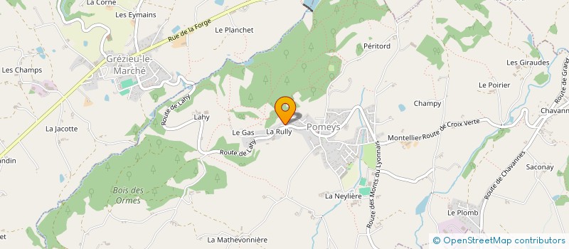 localisation de l'entreprise MONSIEUR RAYMOND BLANC  POMEYS