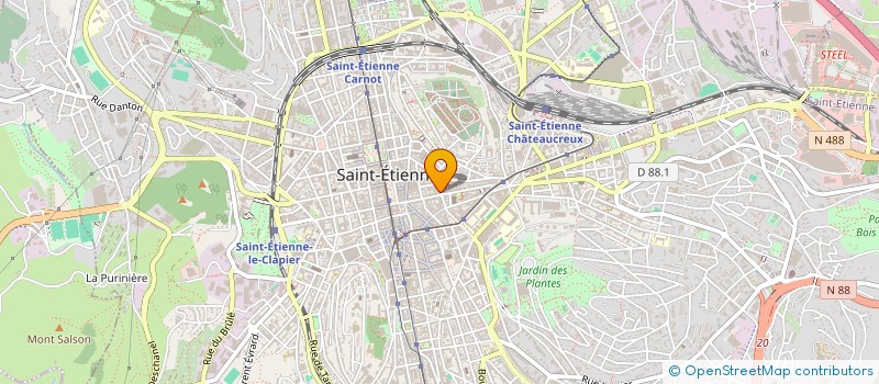 localisation de l'entreprise MONSIEUR RAYMOND BLANC à SAINT-ETIENNE