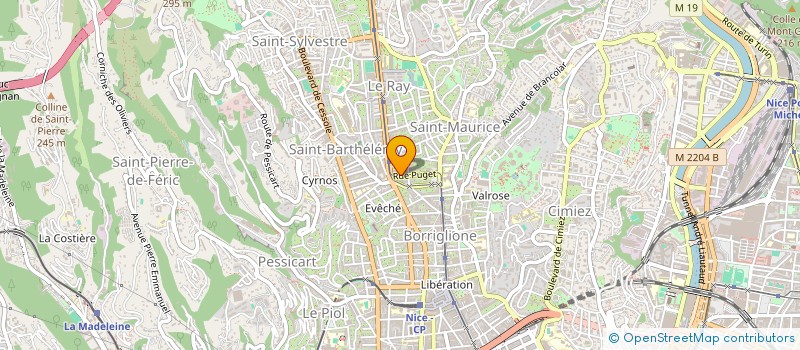 localisation de l'entreprise MONSIEUR RAYMOND BLASZCZYK à NICE