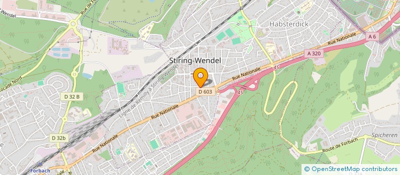 localisation de l'entreprise MONSIEUR RAYMOND BOHMER  STIRING-WENDEL