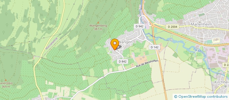 localisation de l'entreprise MONSIEUR RAYMOND BOHN  WANGEN