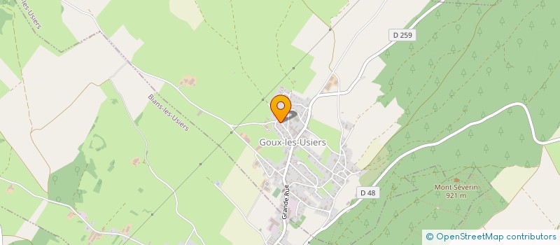 localisation de l'entreprise MONSIEUR RAYMOND BOLE-RICHARD  ARC-SOUS-CICON