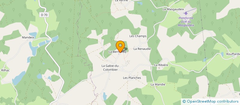 localisation de l'entreprise MONSIEUR RAYMOND BONIFACE à MEUZAC