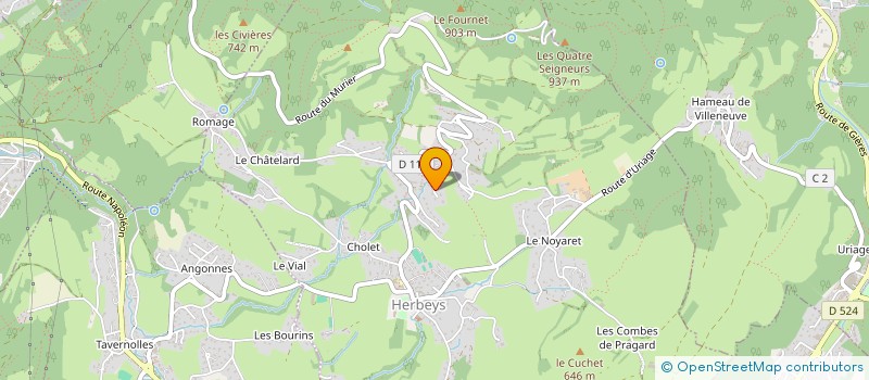 localisation de l'entreprise MONSIEUR RAYMOND BONIFACE à HERBEYS