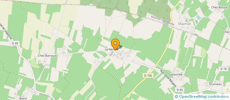localisation de l'entreprise MONSIEUR RAYMOND BONNENFANT à SEGONZAC