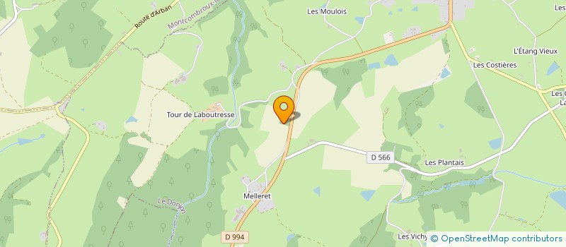 localisation de l'entreprise MONSIEUR RAYMOND BONNOT à LE PIN